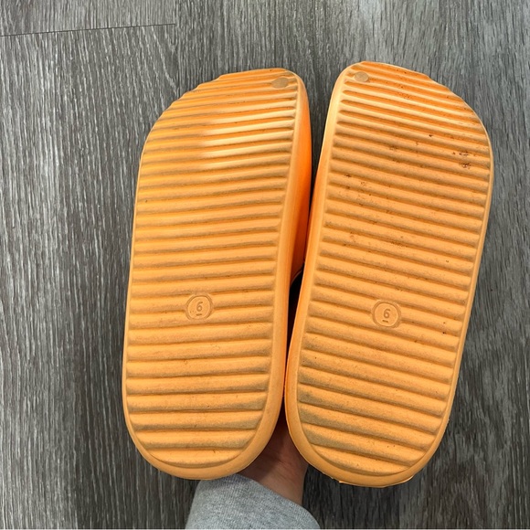 🤍 Wild Fable Womens Robbie Slide Sandals Orange Beach Slip on Size 6 🤍 - Picture 3 of 8